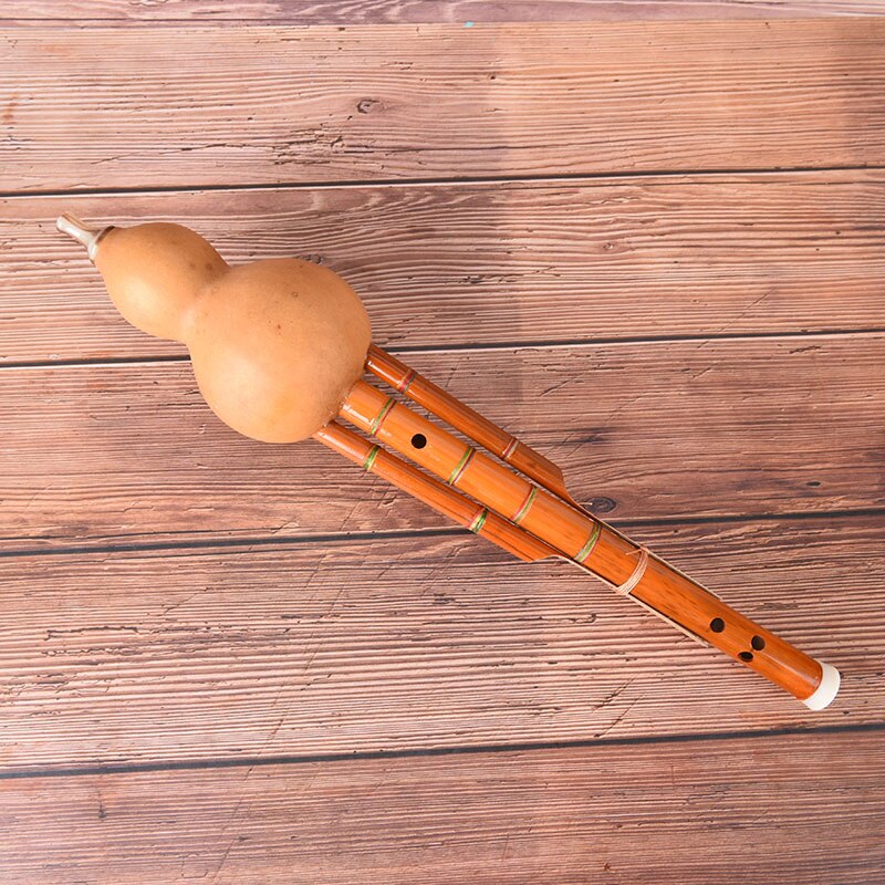 ! chinois traditionnel Hulusi bambou flûte C clé naturel gourde ethnique pour bois Instruments amant