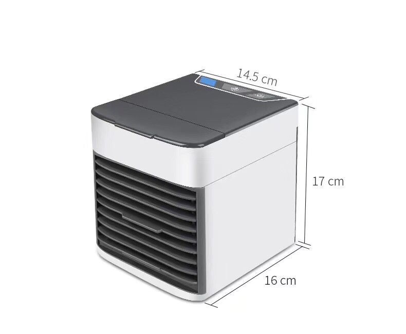 Klimaanlæg 7 farve nat lys luftkøling blæser maskine hjemme bil kontor usb mini bærbar luftfugter desktop
