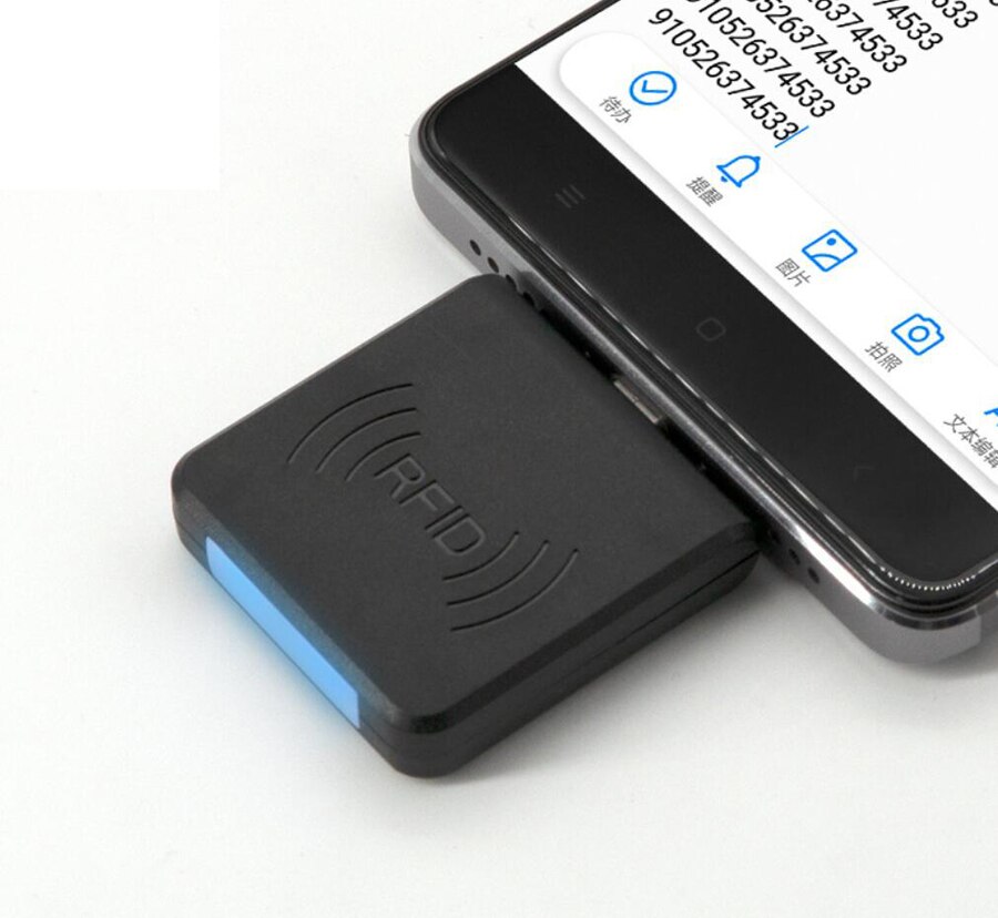 13.56Mhz Mini Usb Rfid Reader/Nfc Ic Kaartlezer Voor Android Mobiele Telefoon