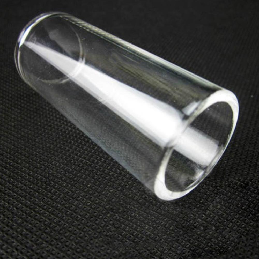 Clear Plastic Finger Sleeve Guitar Slides Set Include Guitar Picks Plastic Finger Picks and Clear for Guitar Finger Protectors