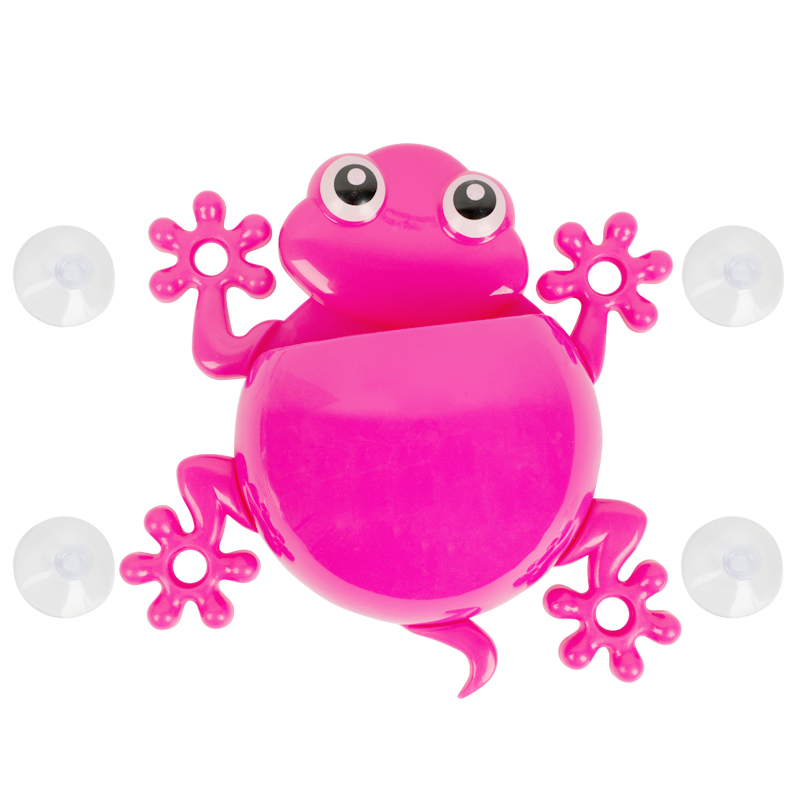 Porte-brosse à dents Gecko Animal de dessin animé, support ventouse porte-dentifrice organisateur pour enfants accessoires de salle de bains