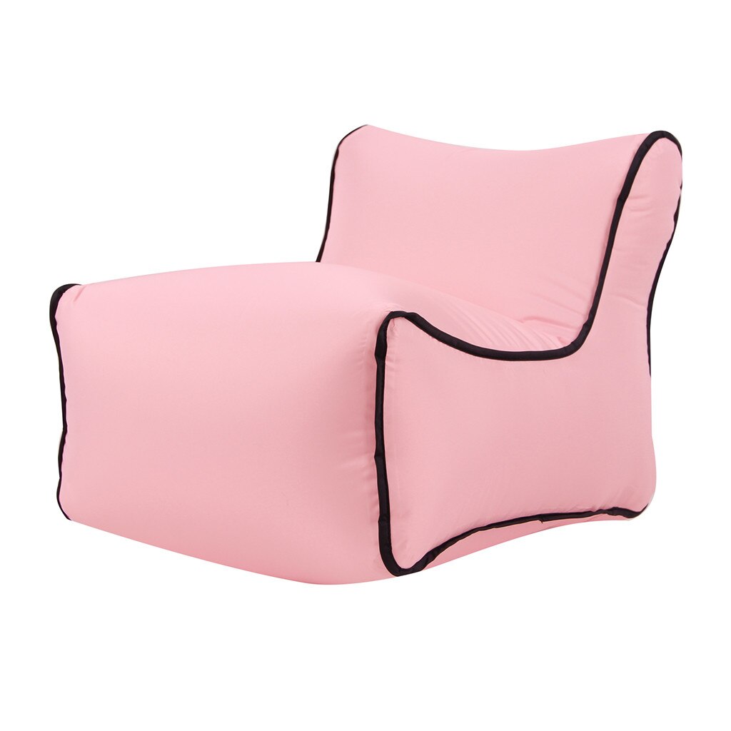 2020praktisch fest Farbe grau Schwarz aufblasbar Luft Liege faul Couch Sessel Sofa Taschen Pro draussen Party Camping Reisen