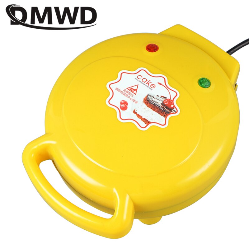 DMWD Household DIY Cake Maker Automatic Breakfast Machine Cartoon Egg Cake Mould Egg Tart Maker 220V