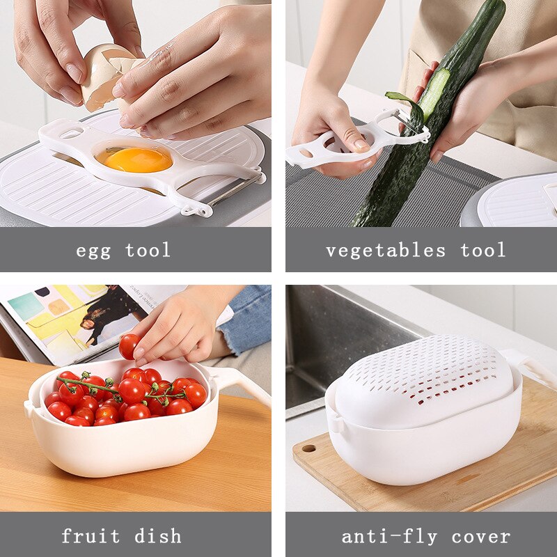 11 In 1 Multifunctionele Groentesnijder Slicer Potato Slicer Chip Radijs Rasp Dunschiller Keuken Gadgets Gereedschap