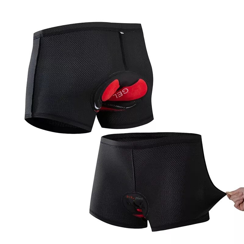 Ademend Fietsbroeken Ondergoed 5D Gel Pad Shockproof Fiets Underpant Mtb Racefiets Ondergoed Man Shorts