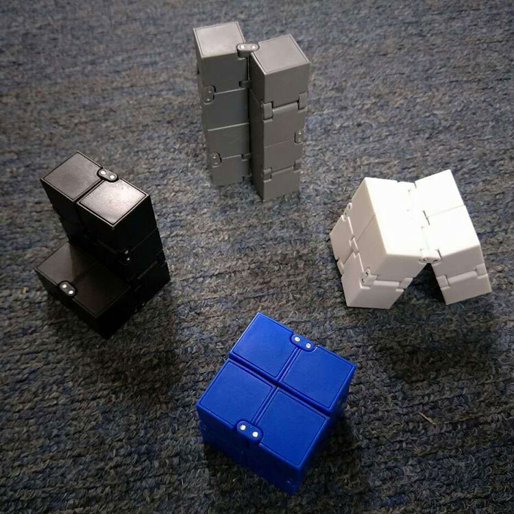 Trend Infinity Cube Magic Cube Office Flip Cubic Puzzle Stop Stress Reliever Toys Anti Depressants Autism Toys