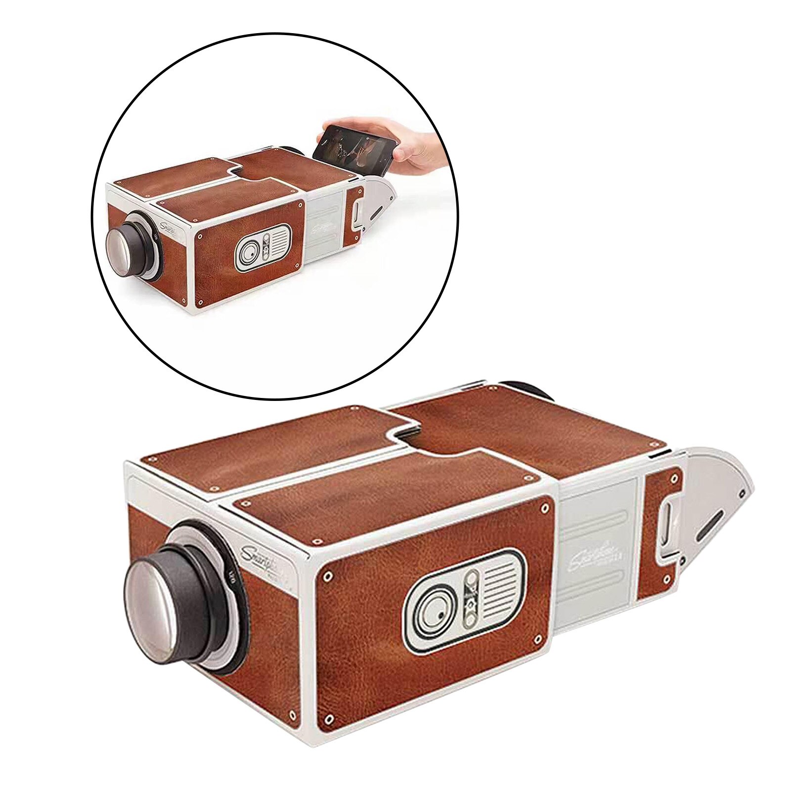 Smart Phone Projector Home Theater Cinema for Android/iPhone videos Watching