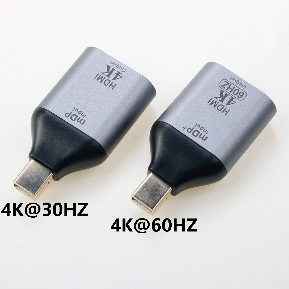 1 Stück Mini DP 1.2 auf HDMI 2.0 Videoadapter 4K@60Hz DisplayPort-Adapter für PC Laptop Projektor Monitor