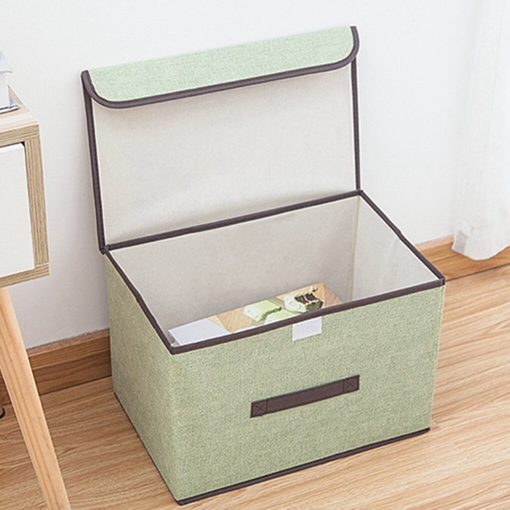 Home Fabric Folding Storage Box Foldable Multi-purpose Clothing Organizer Portable Non-woven Bust-proof Box