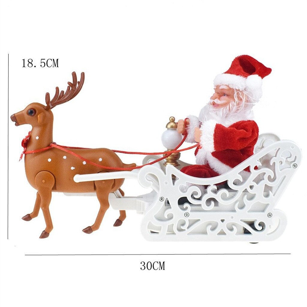 Weihnachten thematisiert dekorationen personalisierte Santa Claus auf sterben schlitten rentier ornamente Weihnachten und Neujahr gruß