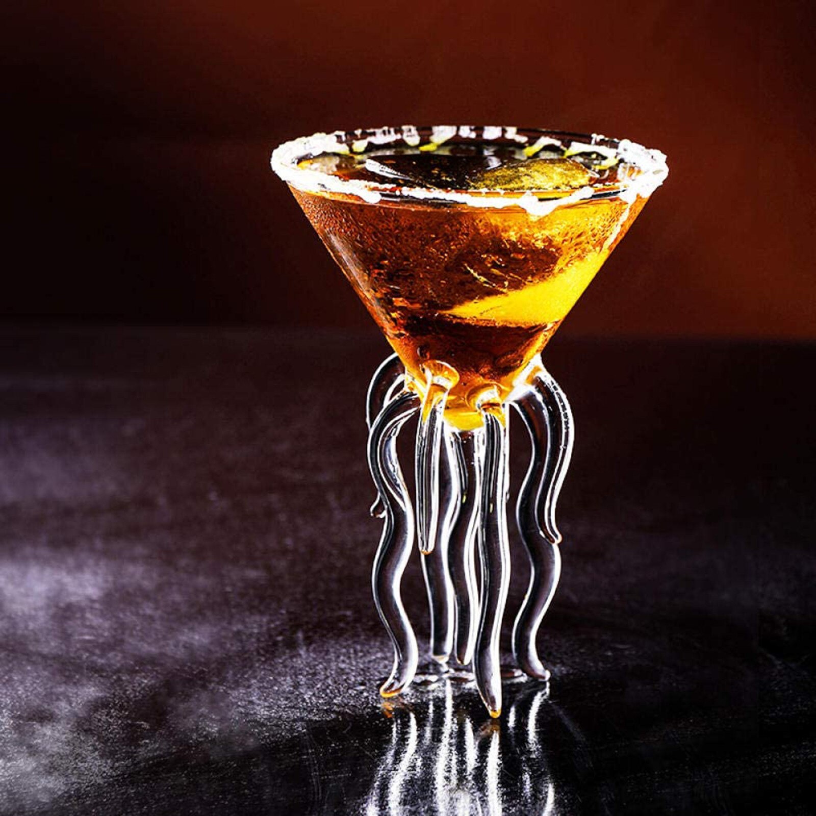 -Octopus Cocktail Glas Transparant Kwallen Whiskey Glas Sap Wijn Champagne Creatieve Glas Bar En Bar Levert Cups
