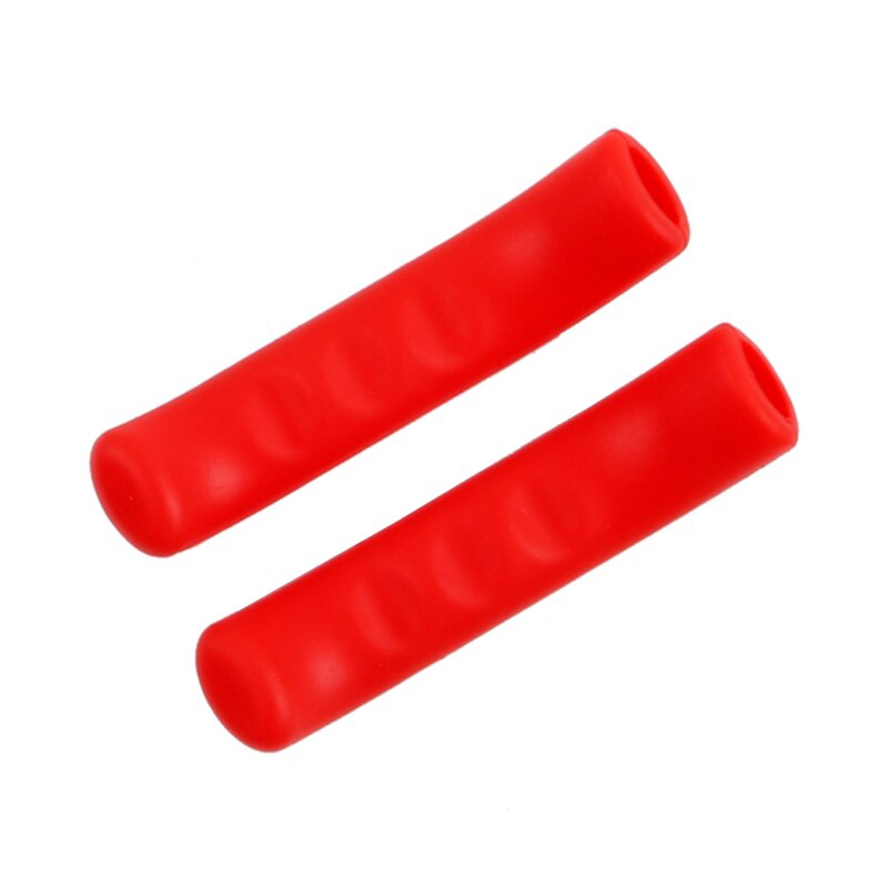 Housse de Protection universelle en Gel de silice, pour poignée de frein de vélo, vtt, cyclisme sur route, équipement fixe: Red