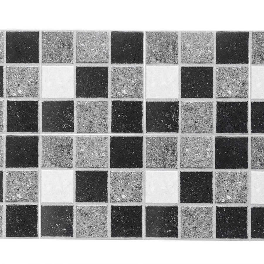 PVC Floor Wall Tiles Floor Sticker Waterproof Non-slip Splashback Tiles Decorati