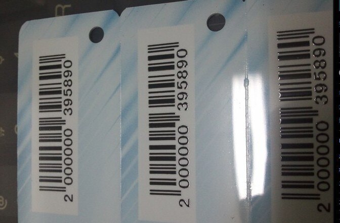UV Barcode Card and barcode pvc card Printing