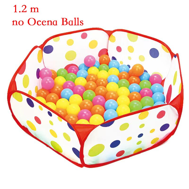 1.5M Portable Baby Playpen Children Ball Pit with Basketball Hoop Kids Dry Ball Pool Folding Indoor Outdoor Ballenbak Toys: GR0043B-120cm