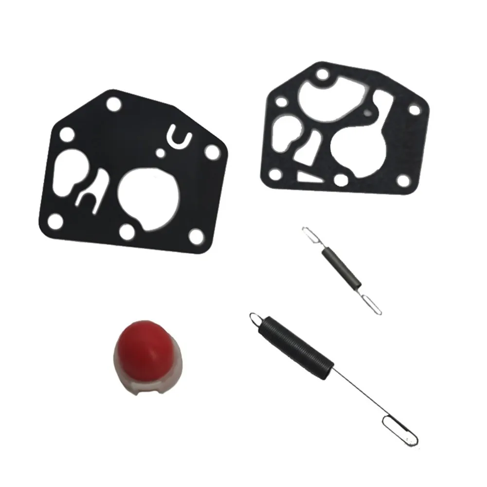 1 Set Spring+Gasket+Red Non-Porous Primer Bulb For Briggs Stratton 691859 692211 Garden Lawn Mower Accessories