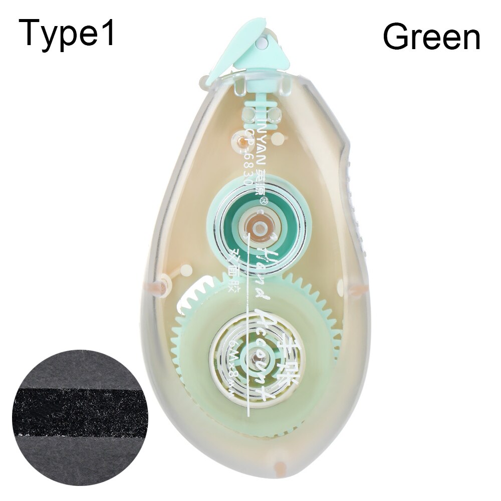 Rodillo dispensador de cinta adhesiva de doble cara, aplicador de puntos para decoración de álbumes de recortes, suministros de oficina y escuela: Type1-Green