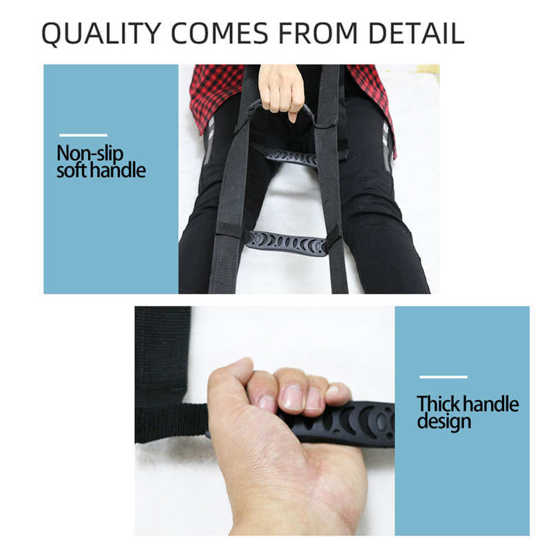 Bed Ladder Assist with Handle Strap Senior Elderly Bedridden Patients Pull Up Rope Ladder Bed Ladder Assist Braces Supports