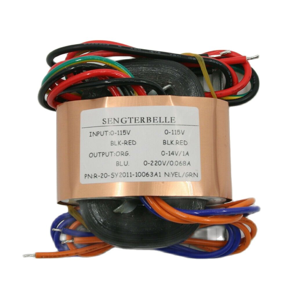 30VA (30W) hiFi Kupfer R-Core-Transformator Ausgang 0-220V @ 68MA 0-14V @ 1A Für PRT12A Rohr Vorverstärker