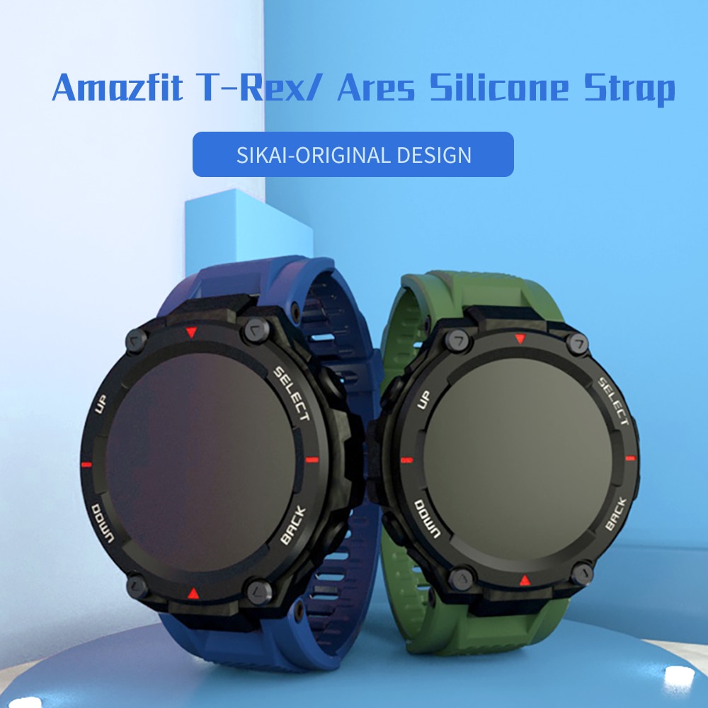 Soft Silicone Watch Band For Amazfit T-rex Smartwatch Colorful Watch Strap For Amazfit Ares