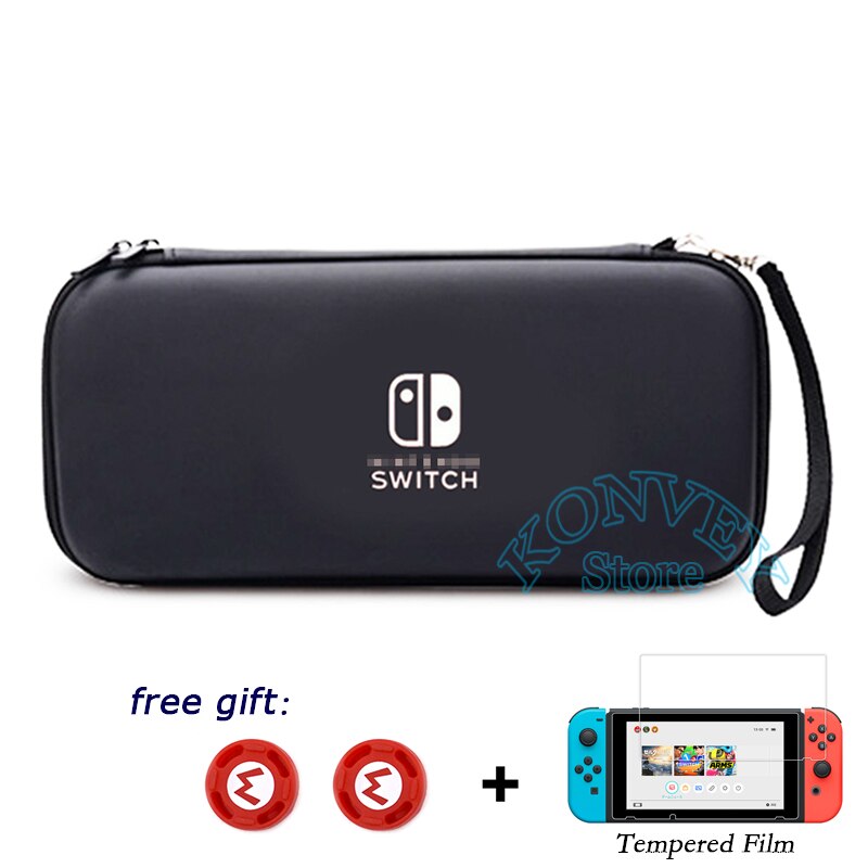 Nintend Switch Case Storage Carrying Bag Nintendoswitch Portable Waterproof EVA Hard Shell Cover for Nintendo Switch Console: M