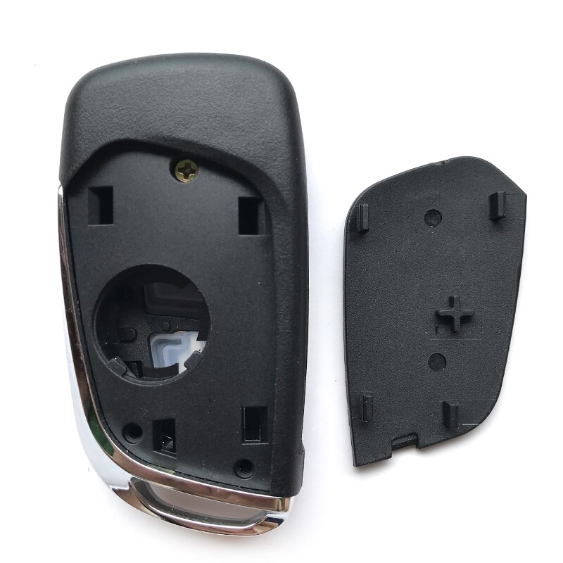 Chave de flip dobrável com 2/3 botões, carcaça modificada para chave remota automotiva, para peugeot 207 407 307 306 ce0536 lâmina de concha va2