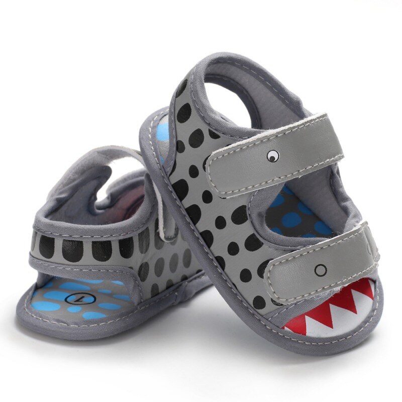 Summer Style Baby Boys Shoes PU Infant Toddler Shoes Soft Sole Outdoor Shoes