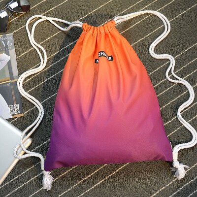 Mochila de deporte para gimnasio, bolsa deportiva impermeable con cordón perfecta para actividades en el exterior, accesorio ideal para entrenamiento, fitness y natación, para verano: E