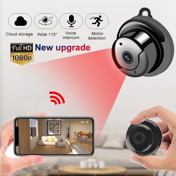 Wireless Mini Ip Camera 1080p 720p Hd Ir Night Vis Grandado