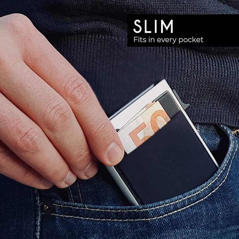 Anti-theft Cards protectors Card Holder Minimalist... – Vicedeal
