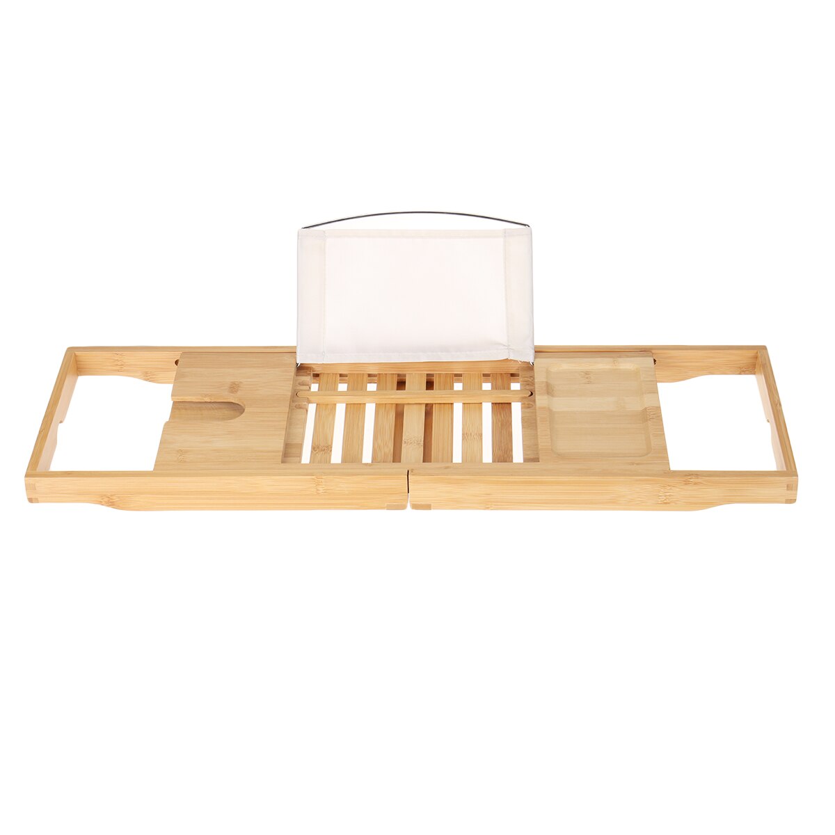 Retractable Bathtub Storage Rack Bath Bathtub Shelf Bridge Tub Tools Tray Rack Wine Glass Book Phone Tablet Holder