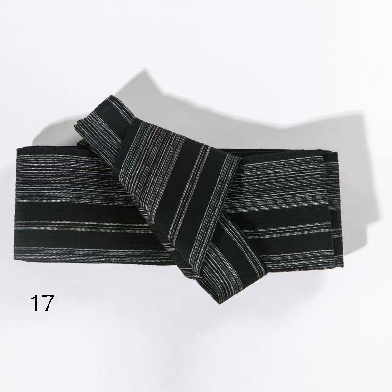 Japanischer traditioneller Samurai-Kimono für Männer, Yukata-Bademantel, Hekoobi, lockerer Stil, Saunakleidung, Homewear-Gürtel, langes Kleid aus Baumwolle