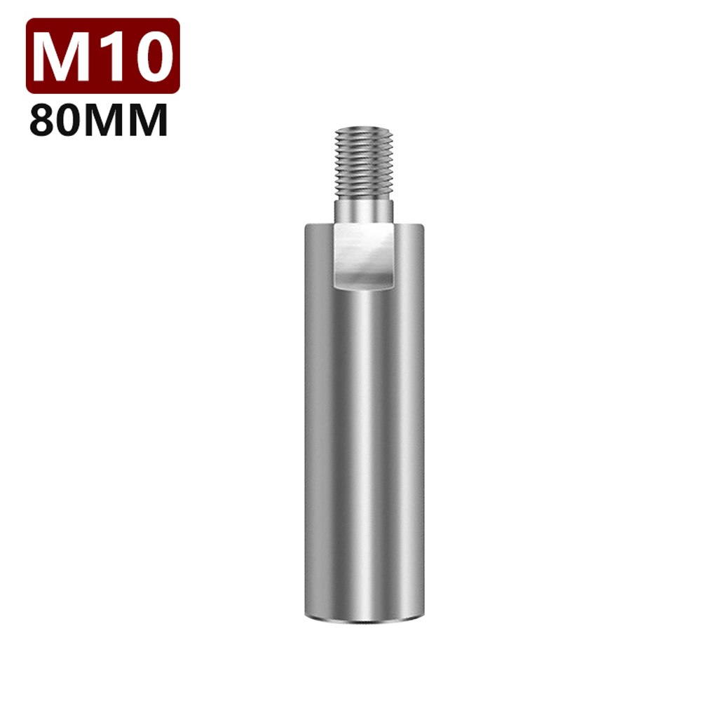Angle Grinder Extension Connecting Rod Stainless Steel Extender Shaft Set Accessoriesfor Rotary Polisher Car Polisher M10 M14: M10(80MM)