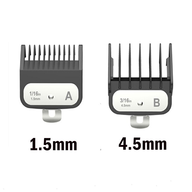 Kemei Tondeuse Limiet Kam Tondeuse Gids Kammen Voor KM-1990 Onderdelen: 1.5mm and 4.5mm