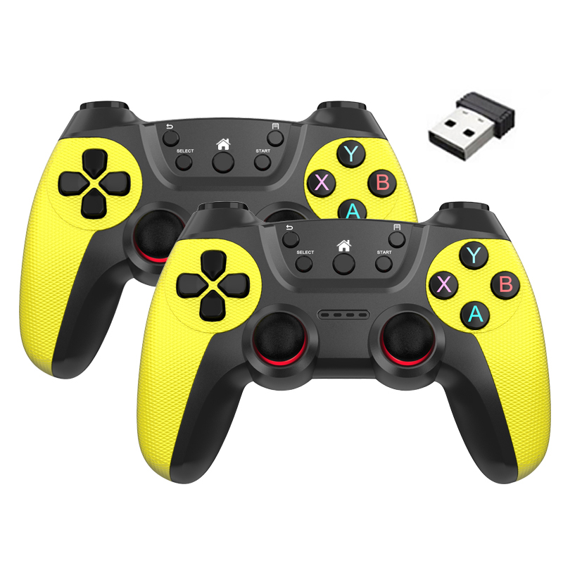 Controlador inalámbrico para teléfono móvil Android, PC, TV Box, Control de mando, almohadilla de videojuegos, Mando para videojuegos, Joystick para jugadores: Blanco