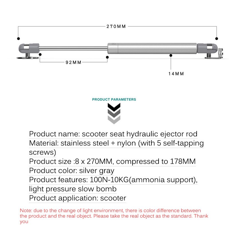 1Pc 100N Adjustable Stabilizer Seat Mandril Damper Steering Hydraulic Scooter Y15ZR LC135 RS150 FZ150 Motorcycle Accessories