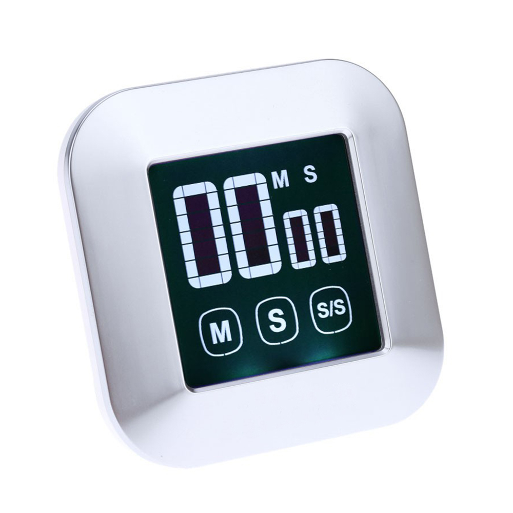 Touch Screen Timer Keuken Bakken Countdown Timer Multifunctionele Lcd Display Timer Stopwatch Alarm Magnetische Keuken Gadgets