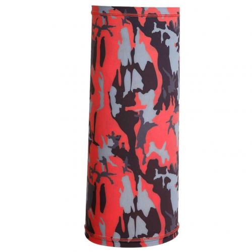 Unisex bloemenprint hoofdband zonbescherming stofdicht fiets nekwarmer sjaal fiets nekwarmer sjaal fiets nekwarmer s: Rood