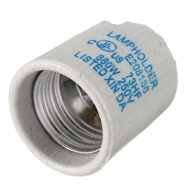 E27 Ceramic Lamp Holder Light Socket Base Accessor... – Grandado