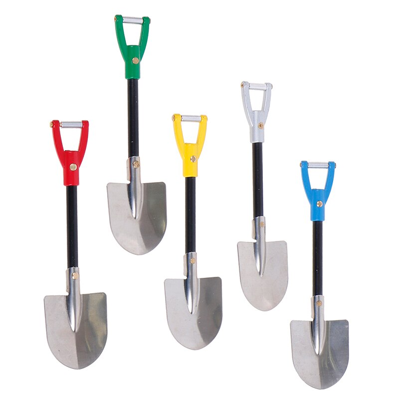 Simulation Metal Mini Shovel ＆ Simulation Bucket For RC Simulation Climbing Car Decoration ~