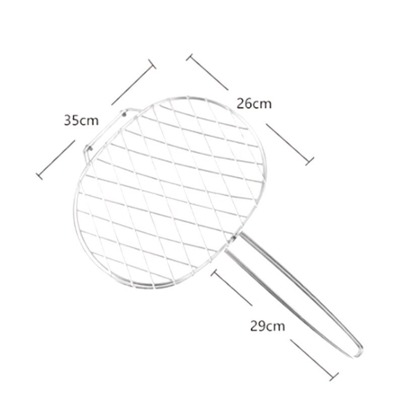 Rvs Barbecue Mesh Barbecue Mesh Clip Barbecue Gereedschap Bbq Gegrilde Vis Clip