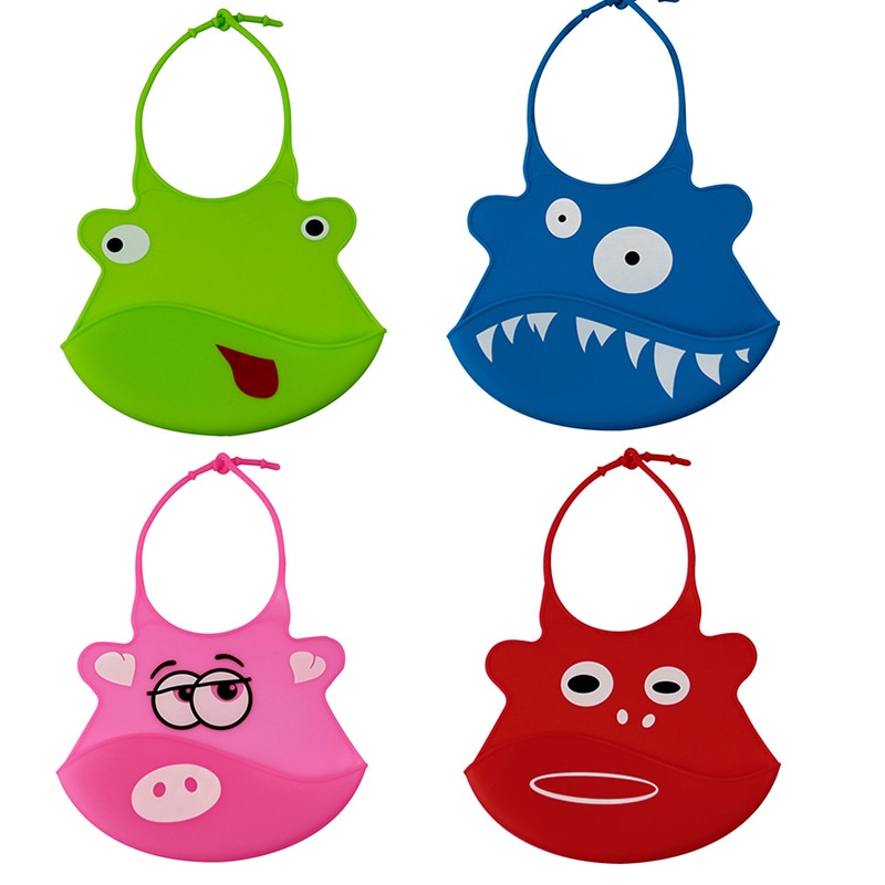 baby organisk silikon søt smekke baby spedbarn slabber baby smekke myk silikon smekke vanntett spytt dryppende bavoir