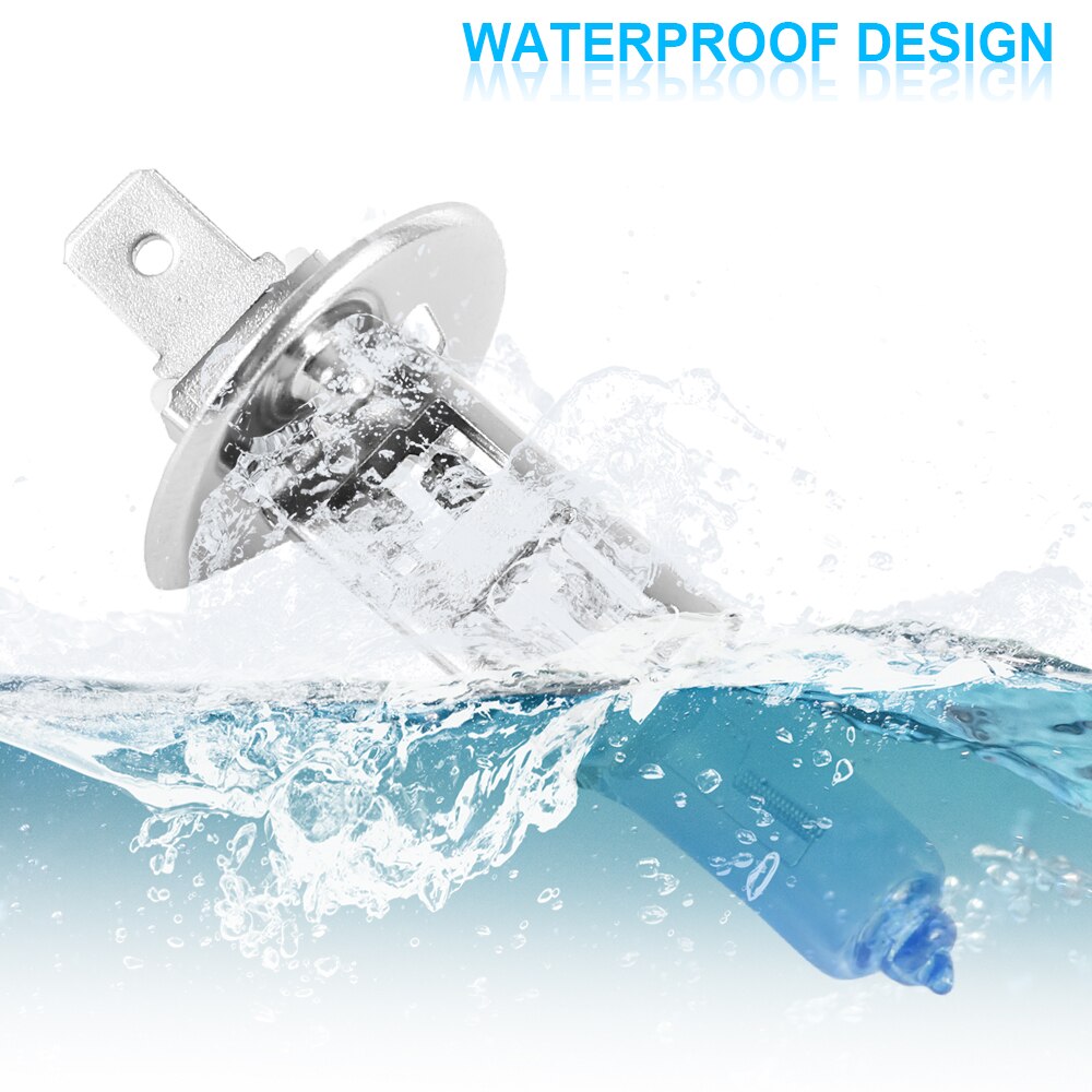 H1 Car Headlights Halogen Bulb Super White Quartz Halogen Bulb 12V 100W Car Headlights Car Accessories