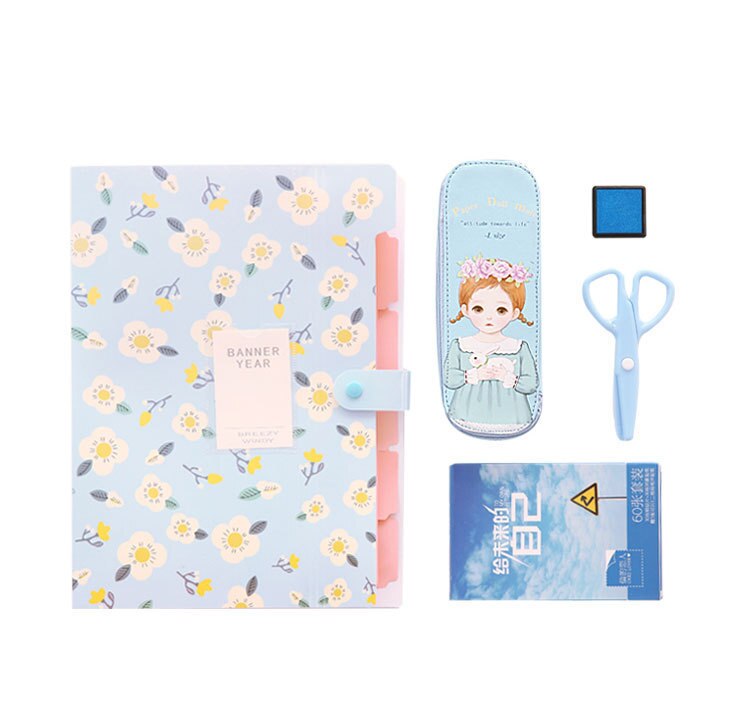 "Banner Year" File Folder 8 Index Layers Document Study Working Expanding Wallet Organizer Bag Stationery