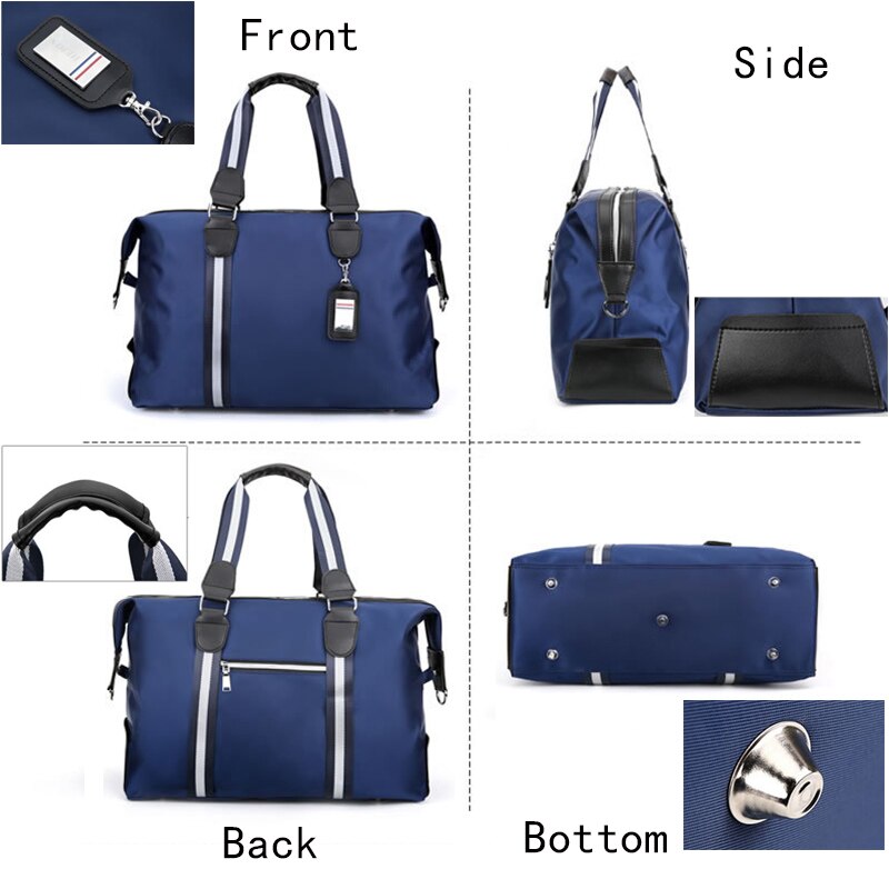 Rerekaxi Grote Capaciteit Mannen Reistas Vrouwen Waterdichte Nylon Hand Bagage Tas Multifunctionele Reizen Plunjezakken Verpakking Cubes