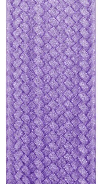 Custom Tube Lanyard Logo Message Imprinted Neck Strap with Tube Material for ID holder with Badge Reel: Lavender