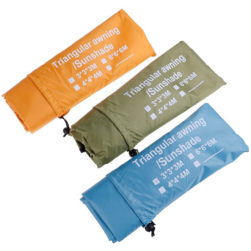 Home Outdoor Waterproof Shading Courtyard Balcony Carport Awnings Triangular UV Waterproof Cloth Square Triangles