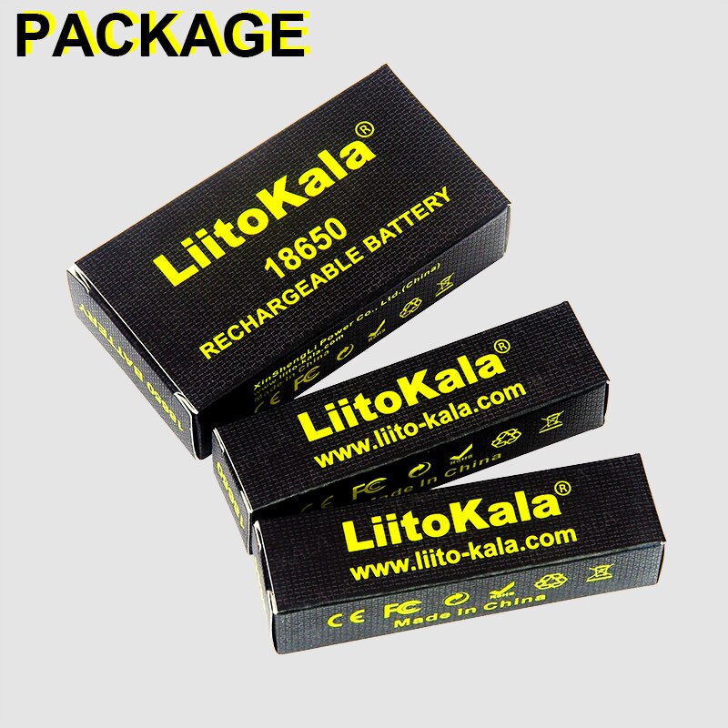 Liitokala 18650 Batterij Lii-35S 3.7V Li-Ion 3500 Mah 10A Ontlading Power Batterij Voor Hoge Afvoer Apparaten