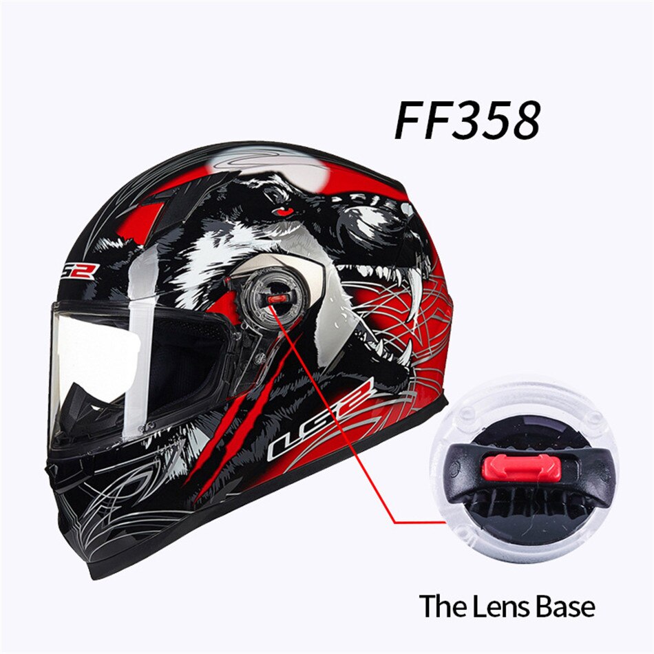 2 Pcs Durable Motorcycle Helmet Sun Visor Lock Mounting Base + Rotary Lens Switch Helmet Attachment Tool-free