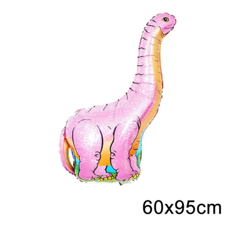 The 1pcs Giant Dinosaur Foil Balloon Children's Dinosaur Party Birthday Decorations Balloons Kids Toys Boys Animal Balloons: F